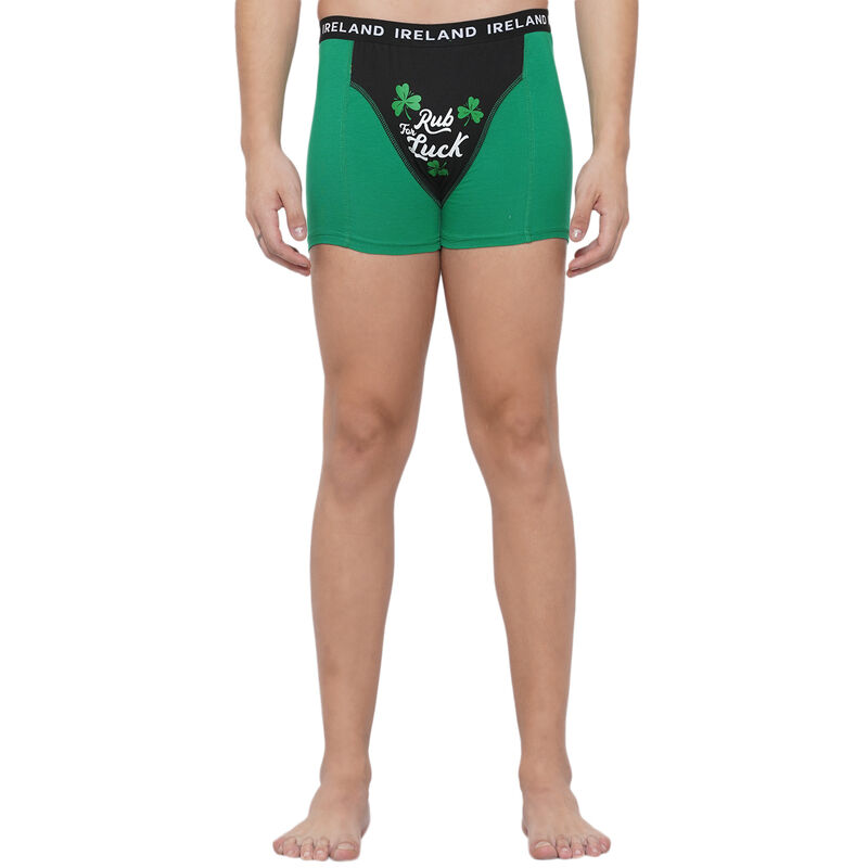 Rub For Luck Green Mens Boxers